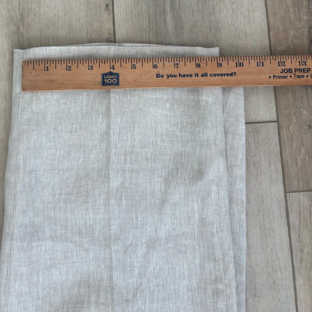 Banana Republic Beige Palma WideLeg 100% Linen Pants Size 6